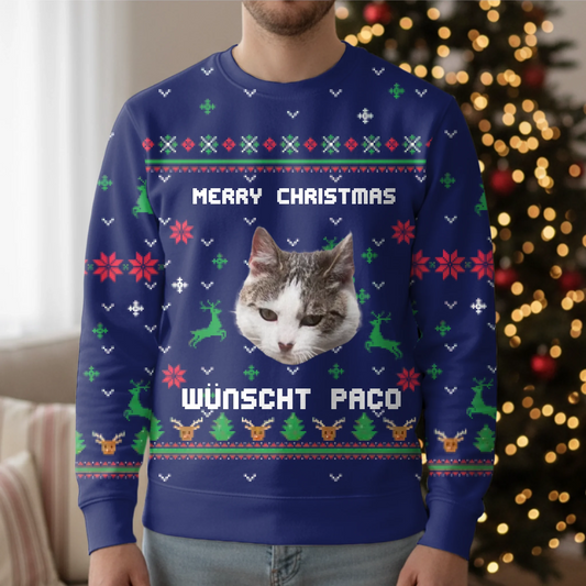 Dein Foto - Individueller Ugly Christmas Sweater