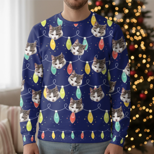 Lichterkette - Individueller Ugly Christmas Sweater