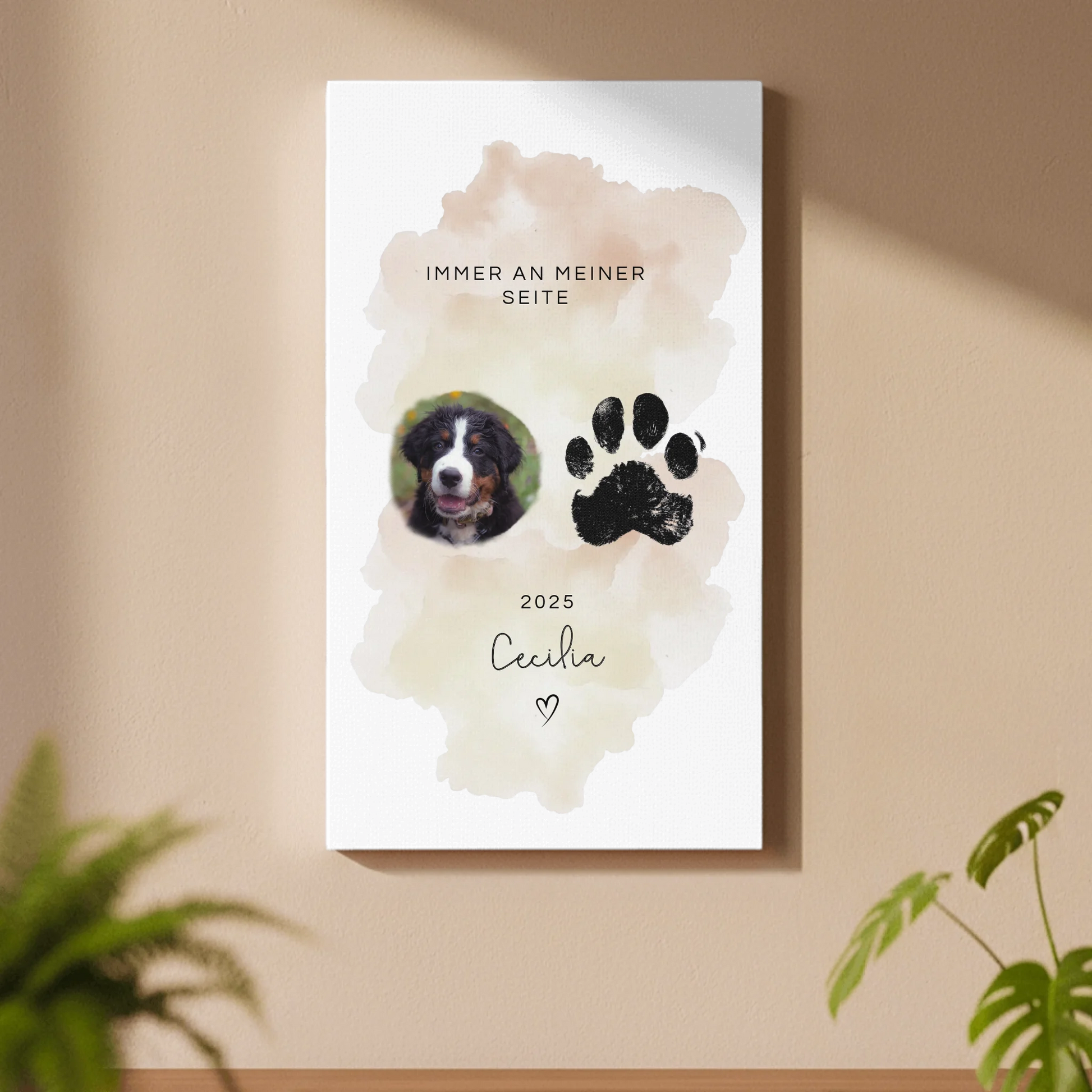 Canvas pawprint SHOP 40 x 20