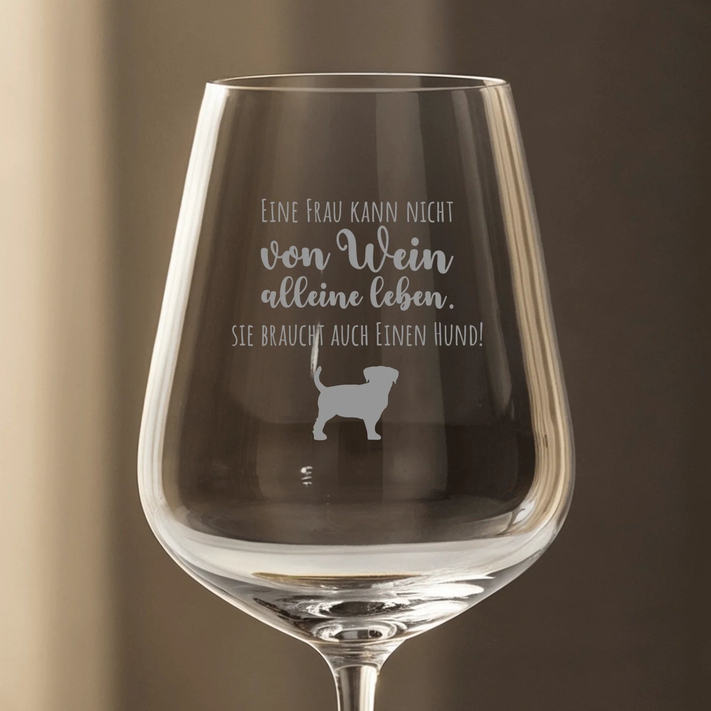 Wein & Wuff - Individuelles Weinglas