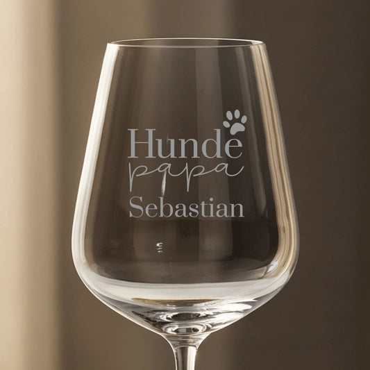 Hundepapa - Individuelles Weinglas