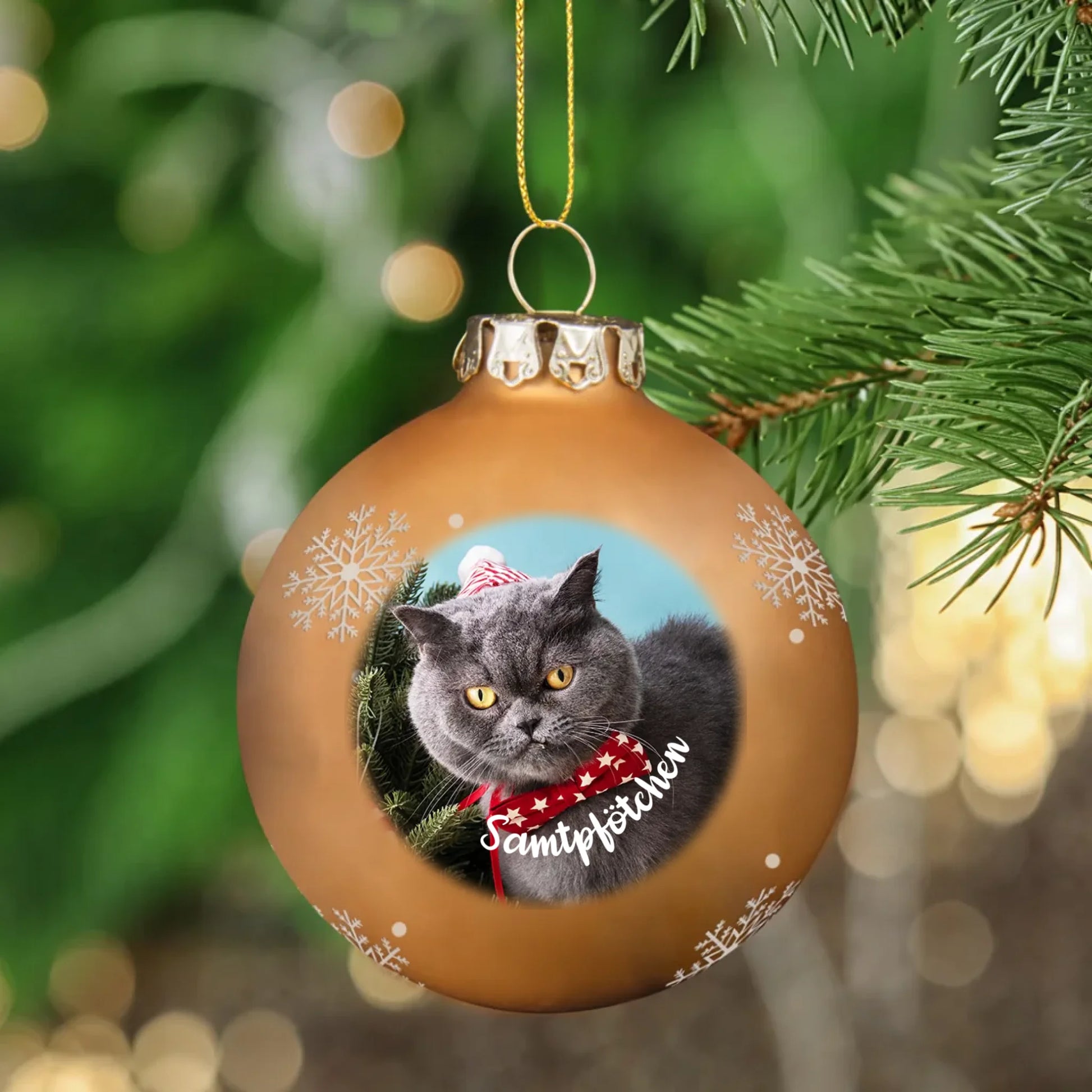 Christbaumkugeln Mockup 02 yellow