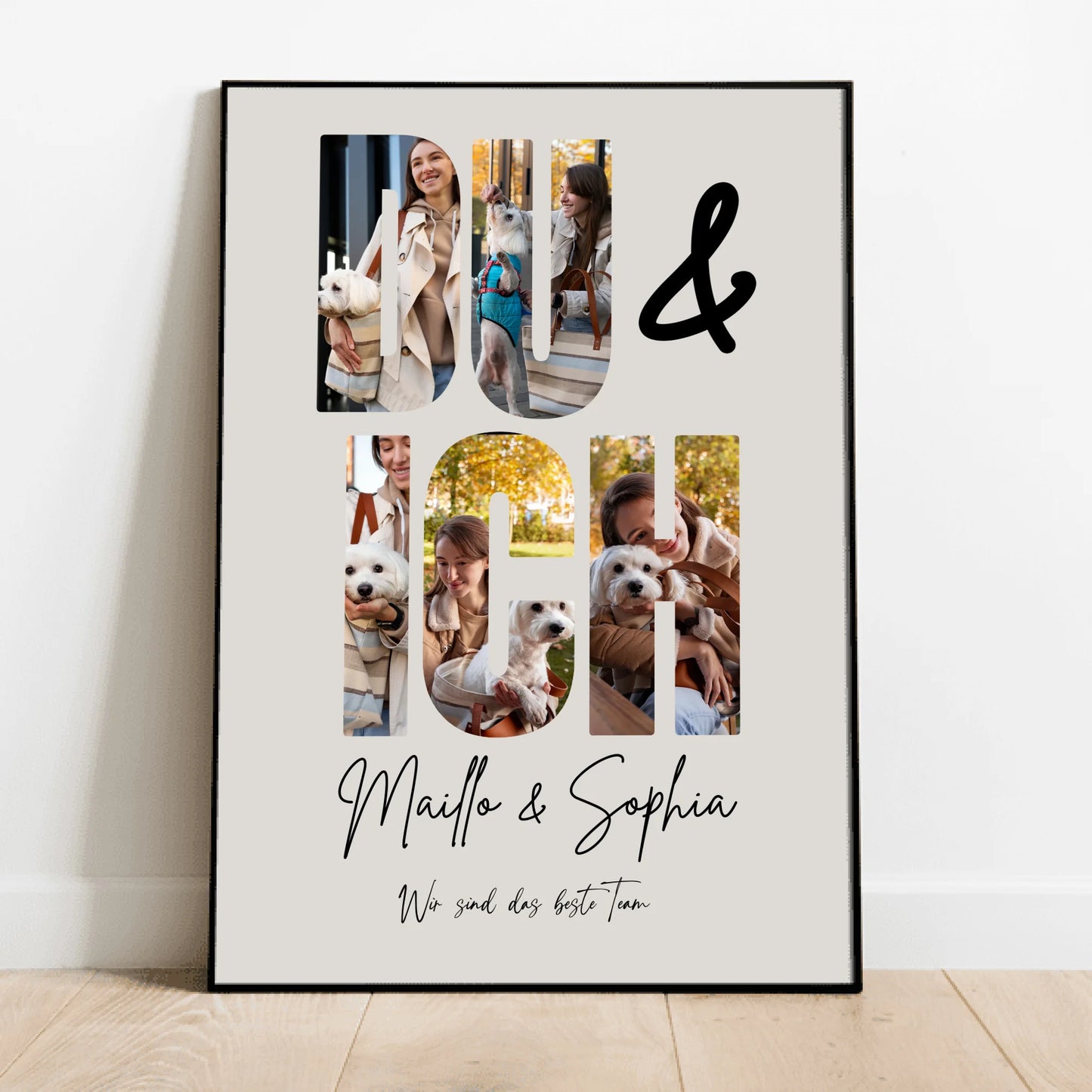 Du & Ich - Individuelles Poster