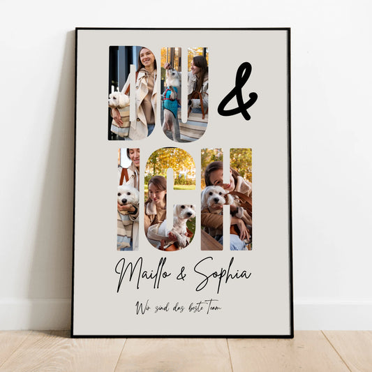 Du & Ich - Individuelles Poster
