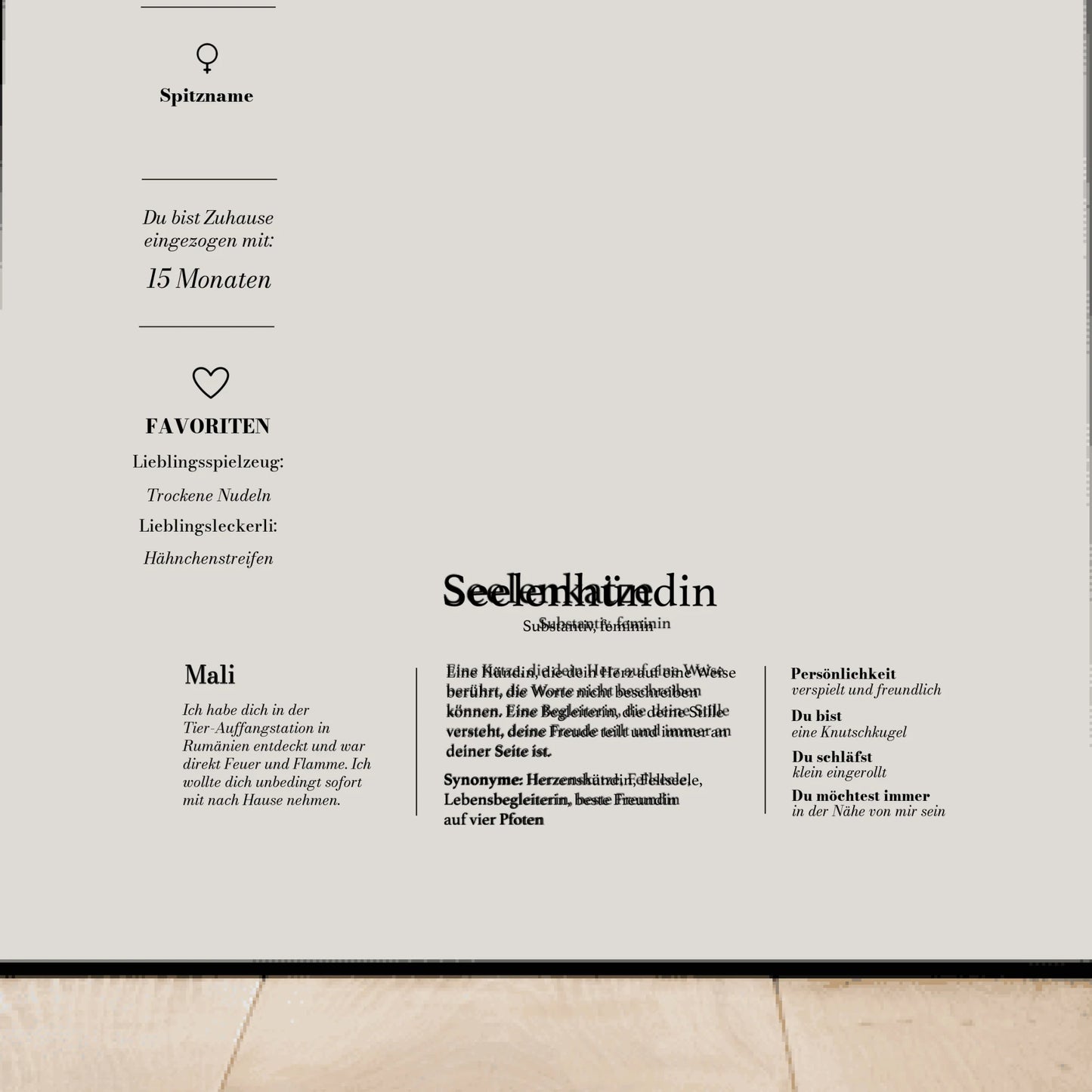 My Pet Story - Individuelles Poster