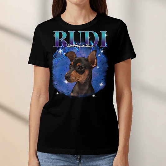 Personalisiertes T-Shirt - Dein 90er Foto