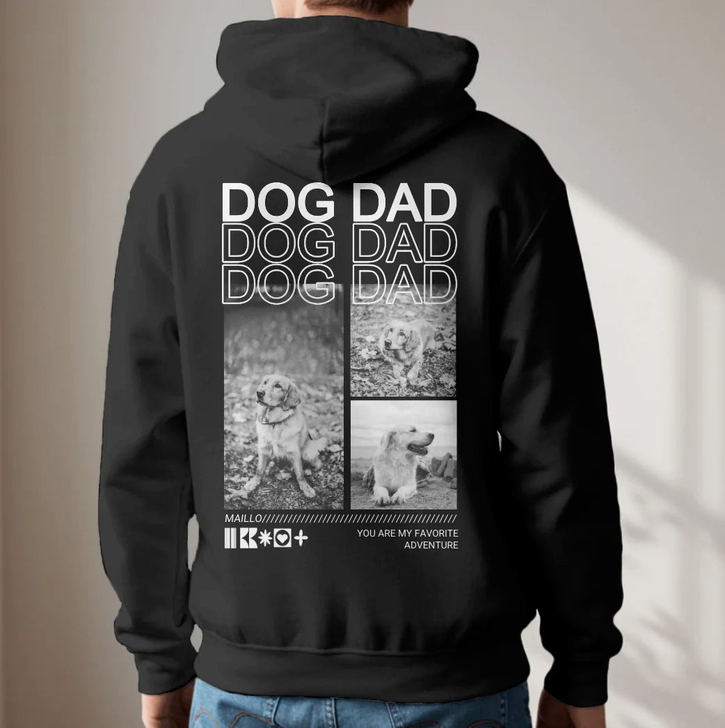 Personalisierter Hoodie - Dog Dad