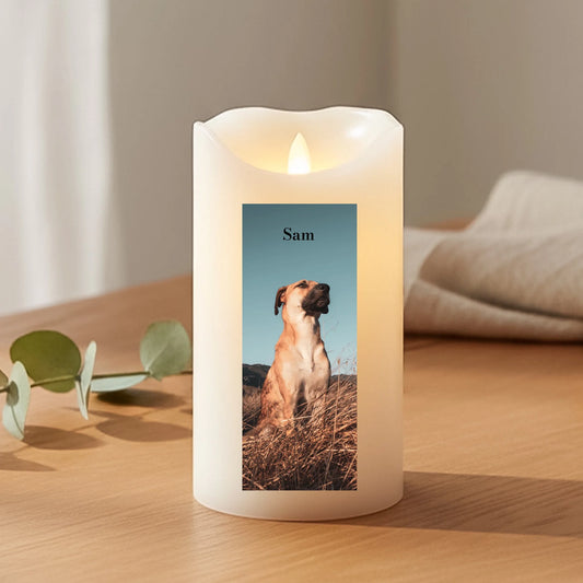 Dein Foto - Individuelle LED Kerze