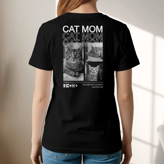 Personalisiertes T-Shirt - Cat Mom