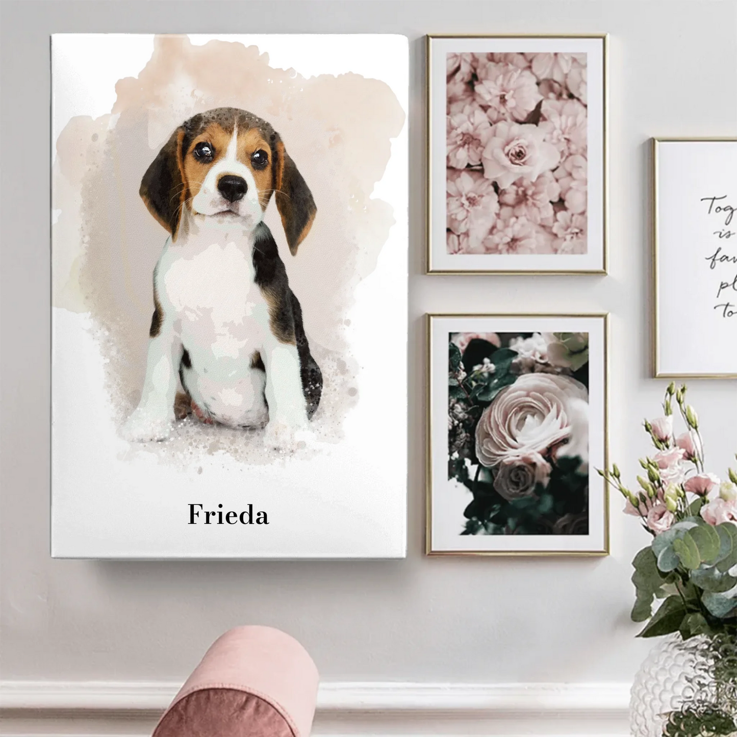 Wasserfarben - Individuelle Leinwand