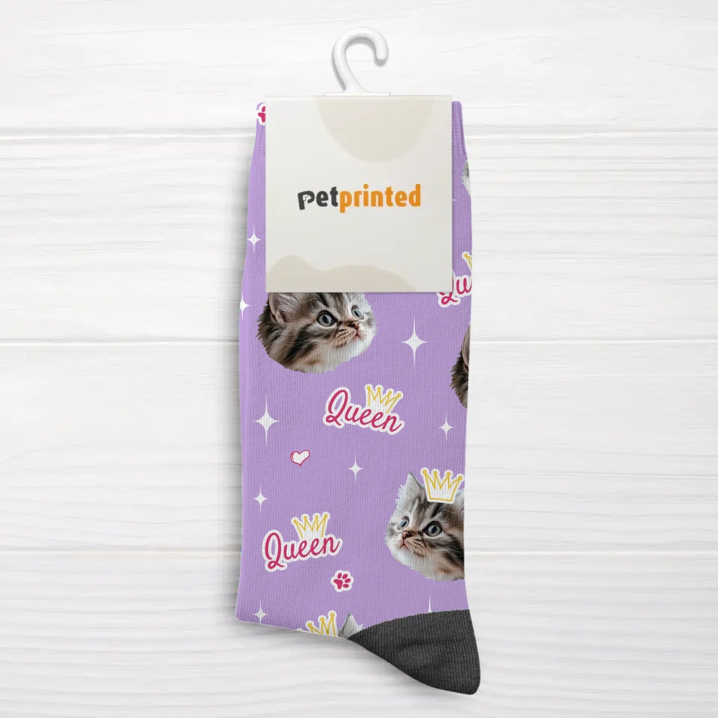 Personalisierte Socken - Königliches Haustier