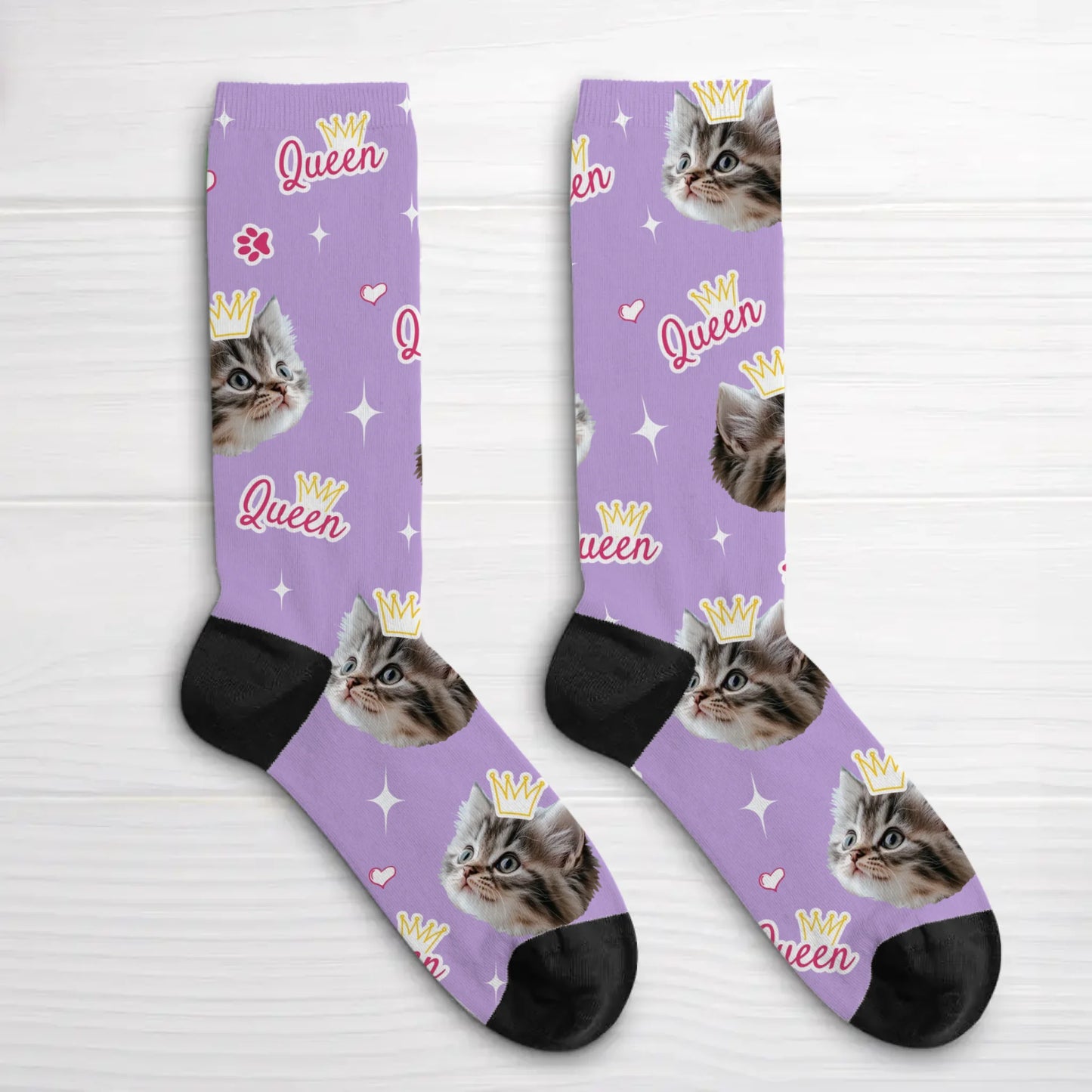 Personalisierte Socken - Königliches Haustier