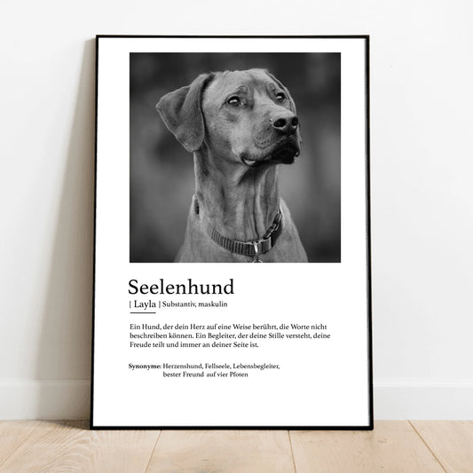 Personalisiertes Poster - Seelenhund