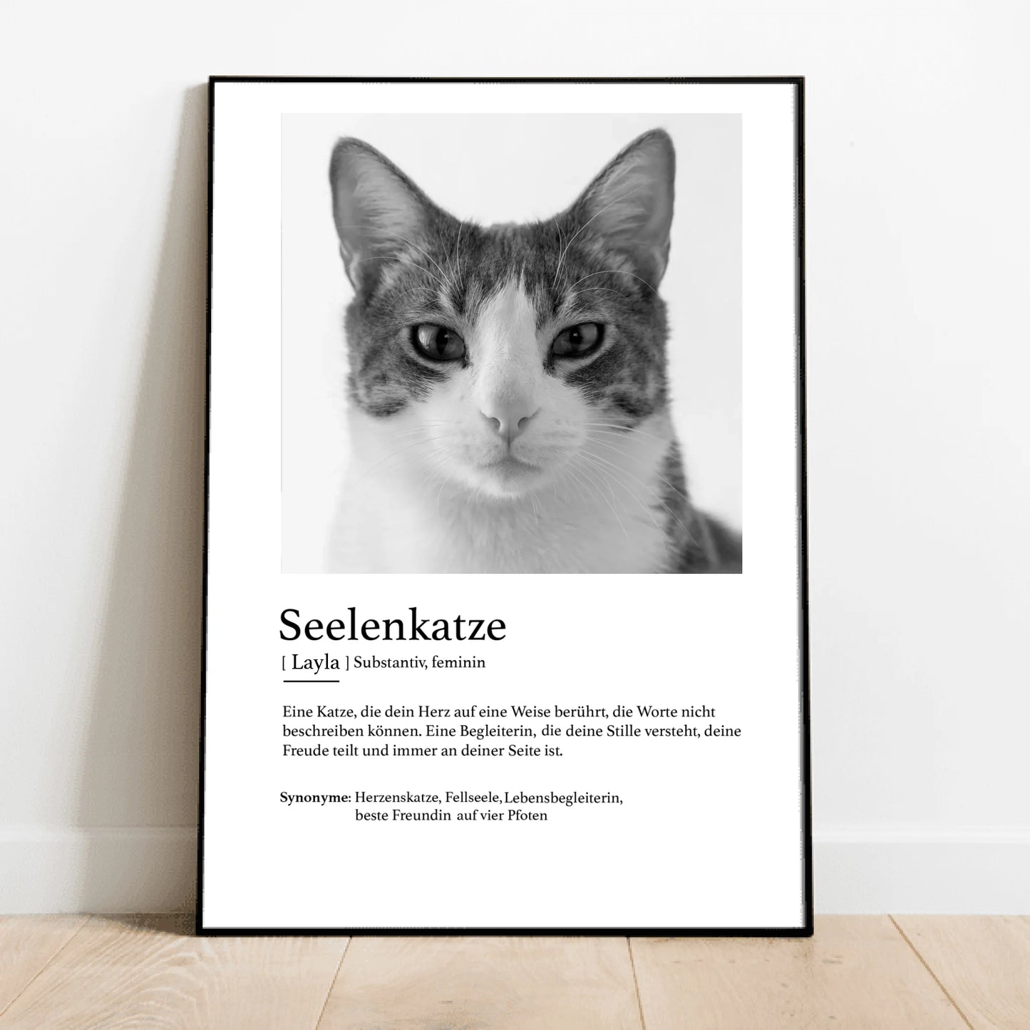 Personalisiertes Poster - Seelenkatze