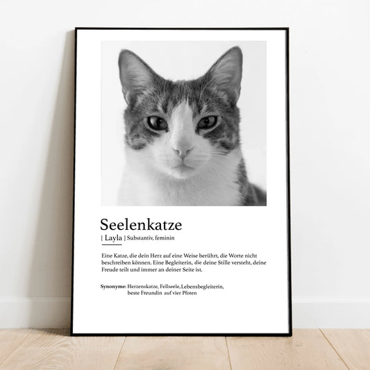 Personalisiertes Poster - Seelenkatze