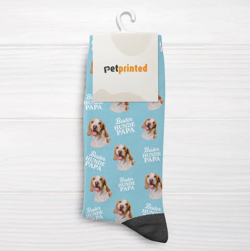 Personalisierte Socken - Beste Hundepapa