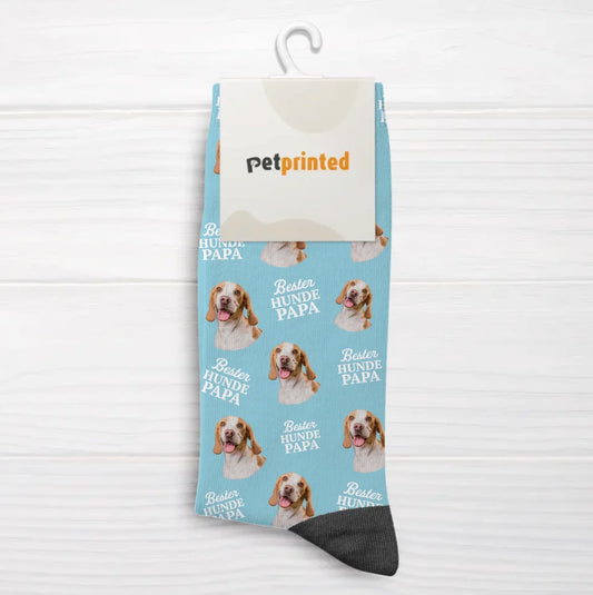 Personalisierte Socken - Beste Hundepapa