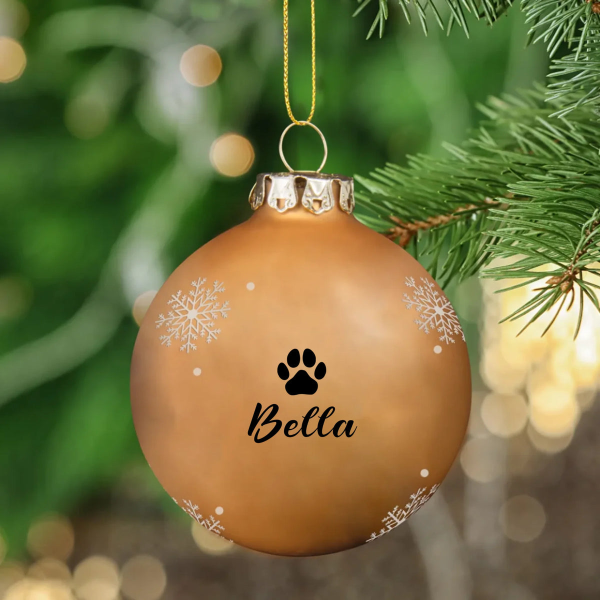 Christbaumkugeln Mockup 02 yellow