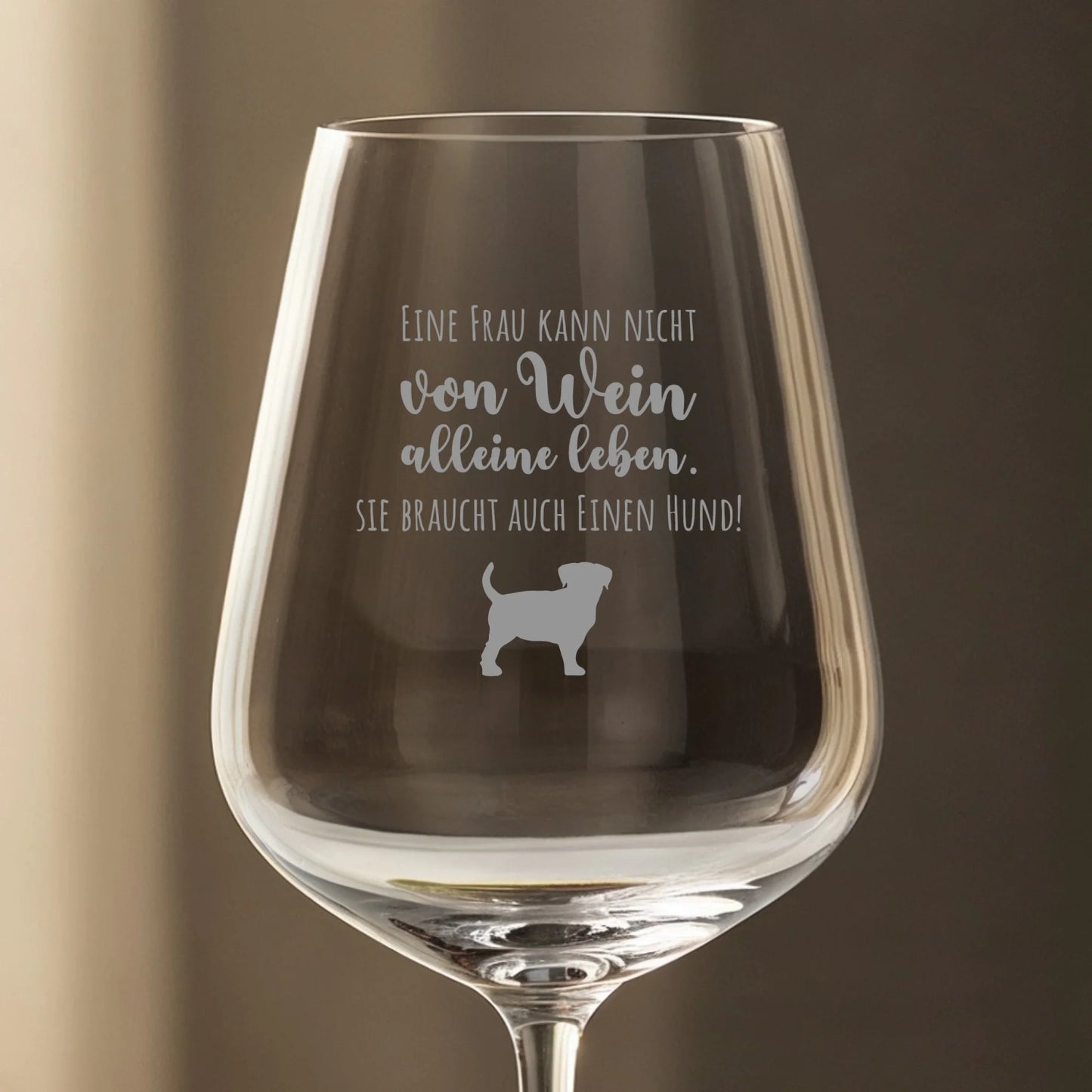 Wein & Wuff - Individuelles Weinglas
