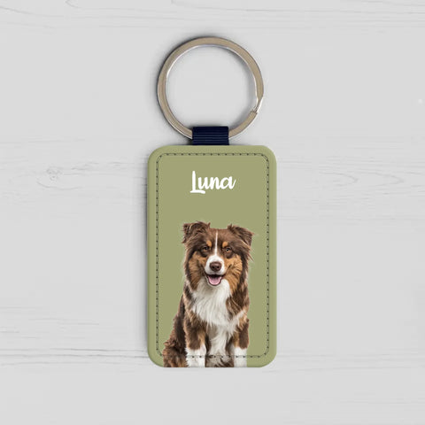 Personalisierter Schlüsselanhänger - Haustierportrait mit Hund - Featured Image