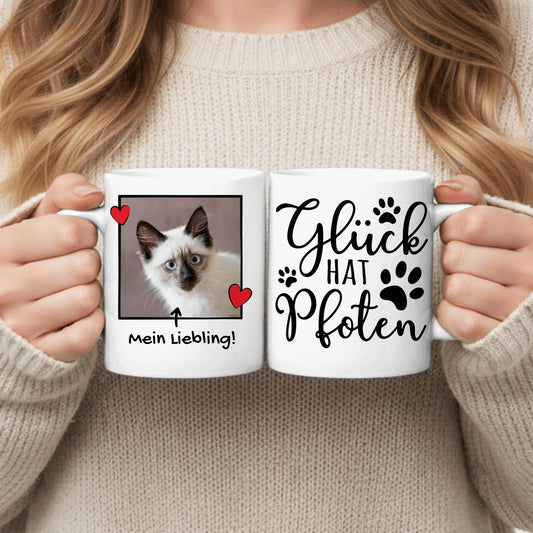 Personalisierte Tasse - Fototasse mit Katze