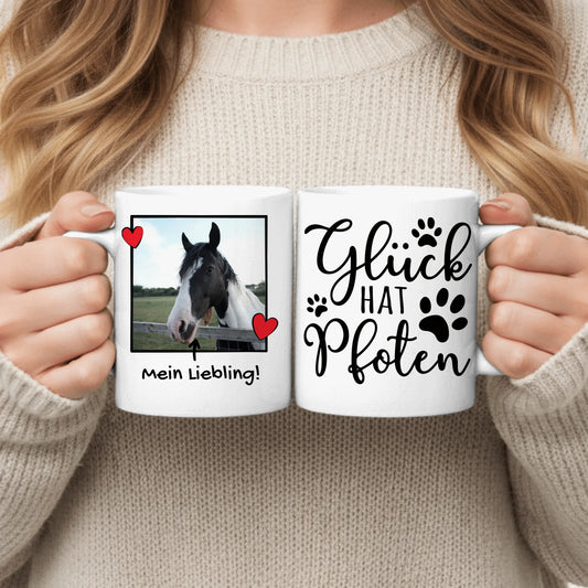 Personalisierte Tasse - Fototasse mit Pferd