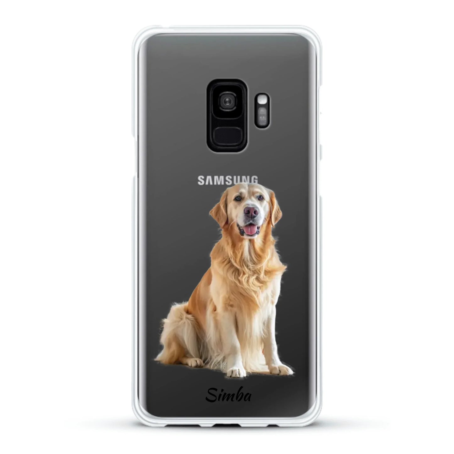 Personalisierte Handyhülle - Dein Foto mit Hund