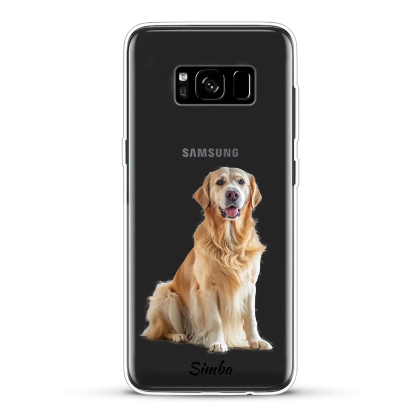 Personalisierte Handyhülle - Dein Foto mit Hund