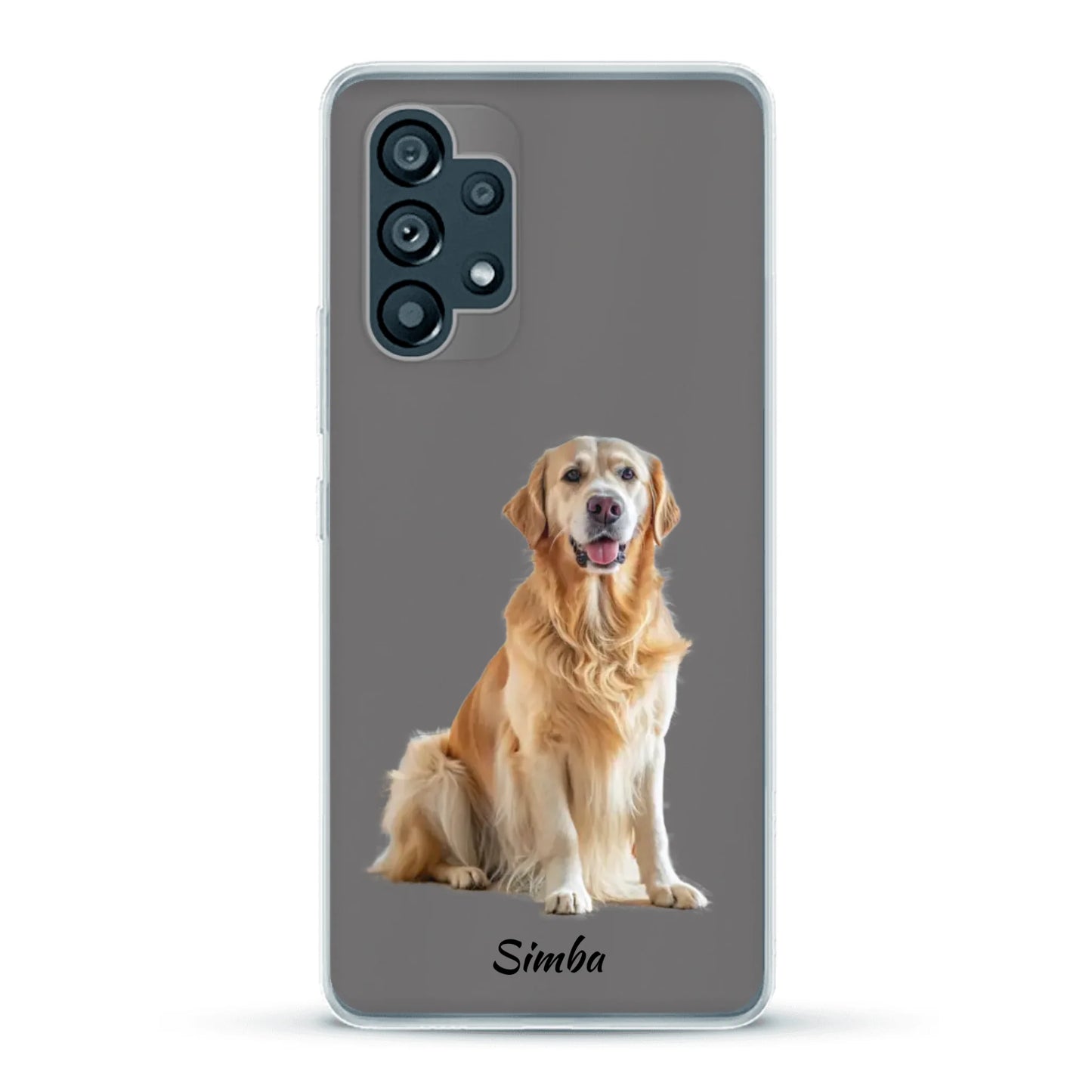 Personalisierte Handyhülle - Dein Foto mit Hund