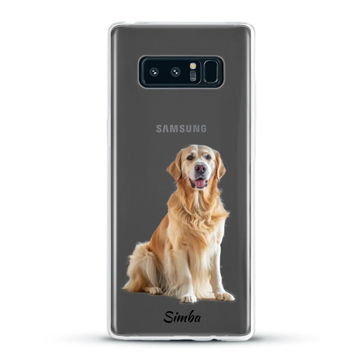 Personalisierte Handyhülle - Dein Foto mit Hund