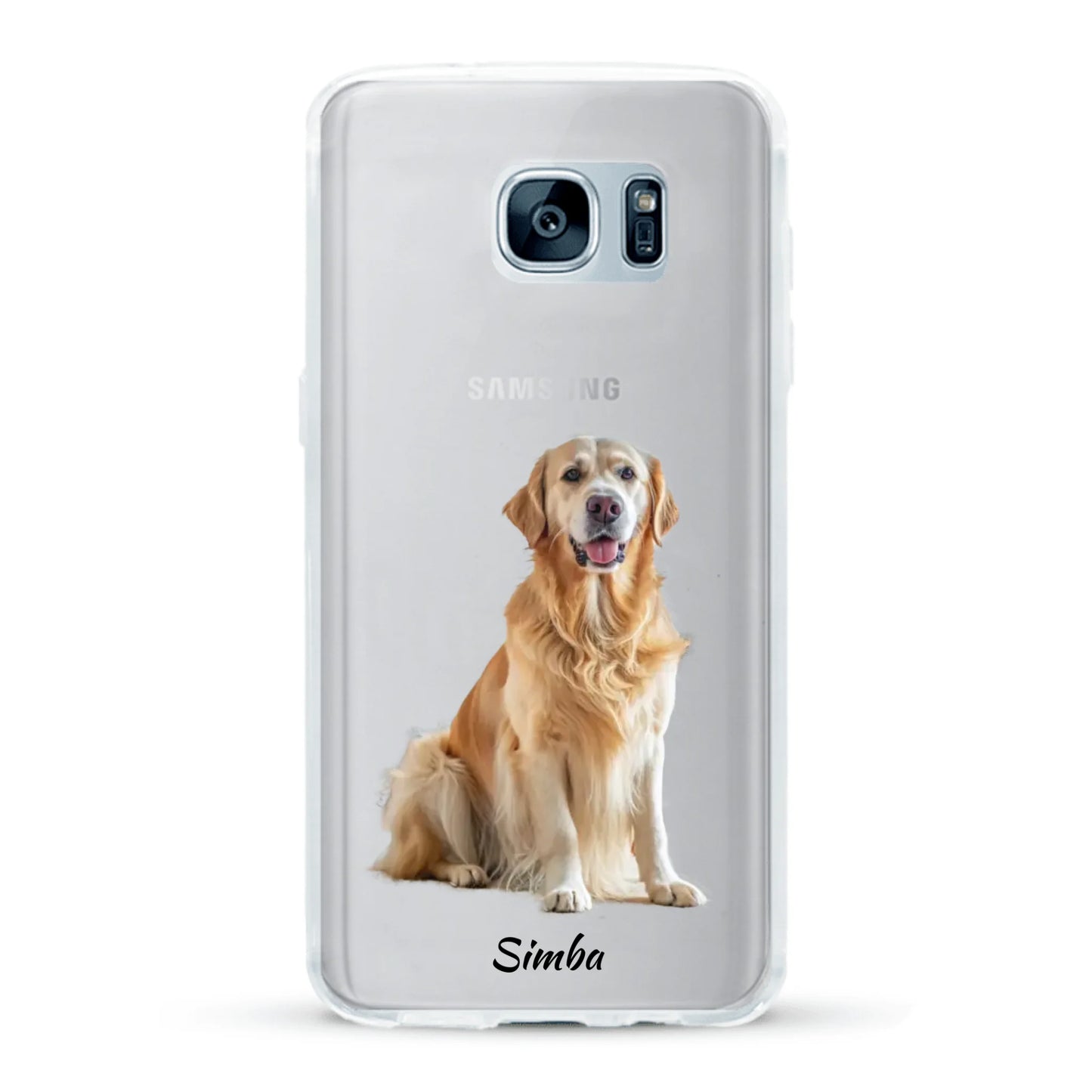 Personalisierte Handyhülle - Dein Foto mit Hund