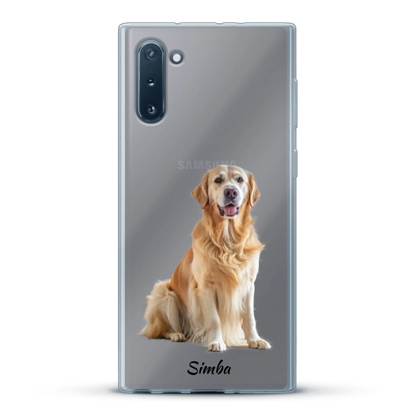 Personalisierte Handyhülle - Dein Foto mit Hund