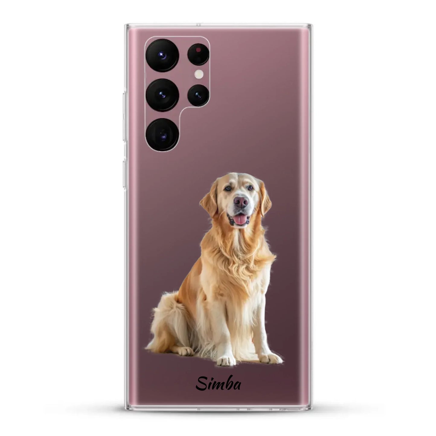 Personalisierte Handyhülle - Dein Foto mit Hund