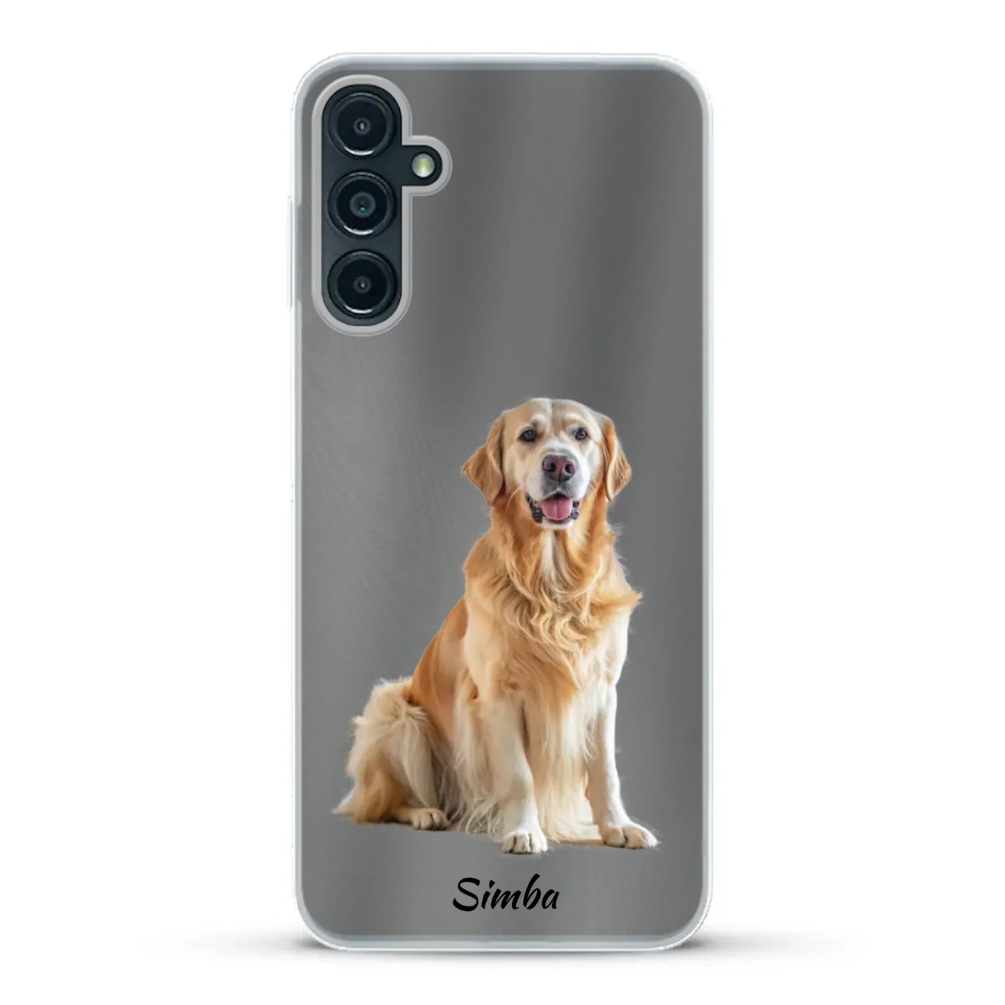 Personalisierte Handyhülle - Dein Foto mit Hund