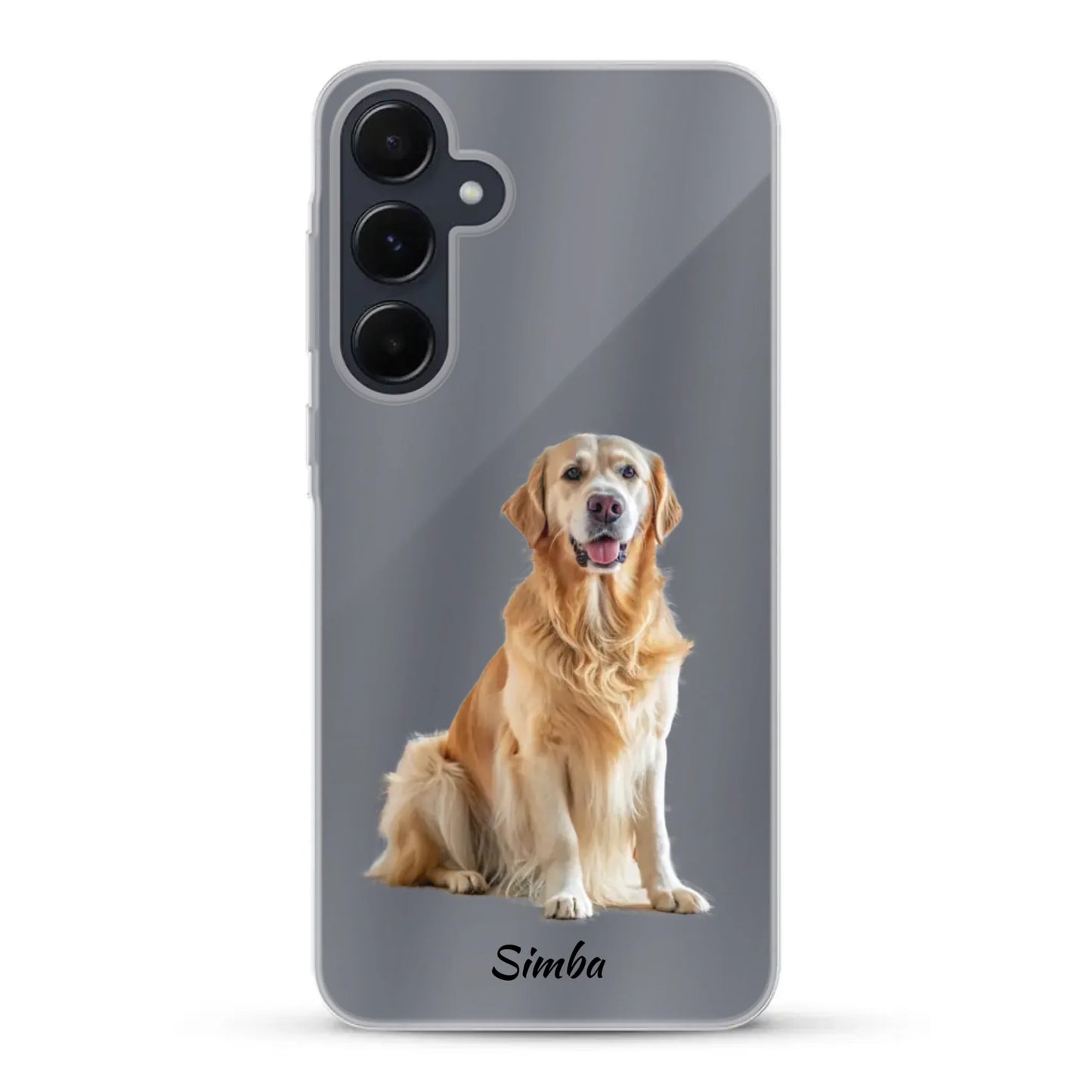 Personalisierte Handyhülle - Dein Foto mit Hund