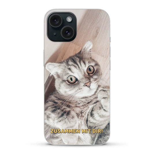Personalisierte Handyhülle - Eigenes Foto mit Katze