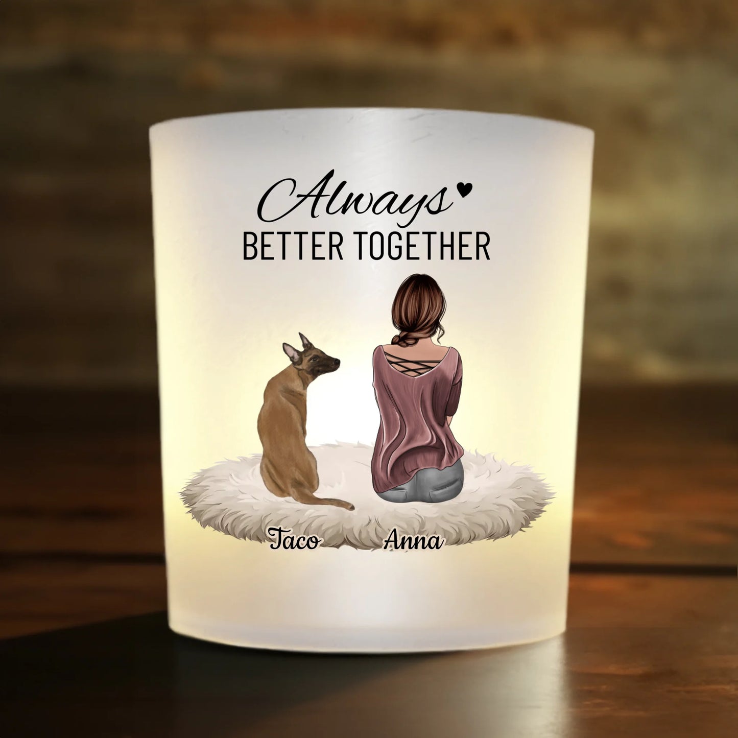 Personalisiertes Teelicht - Mein Liebling