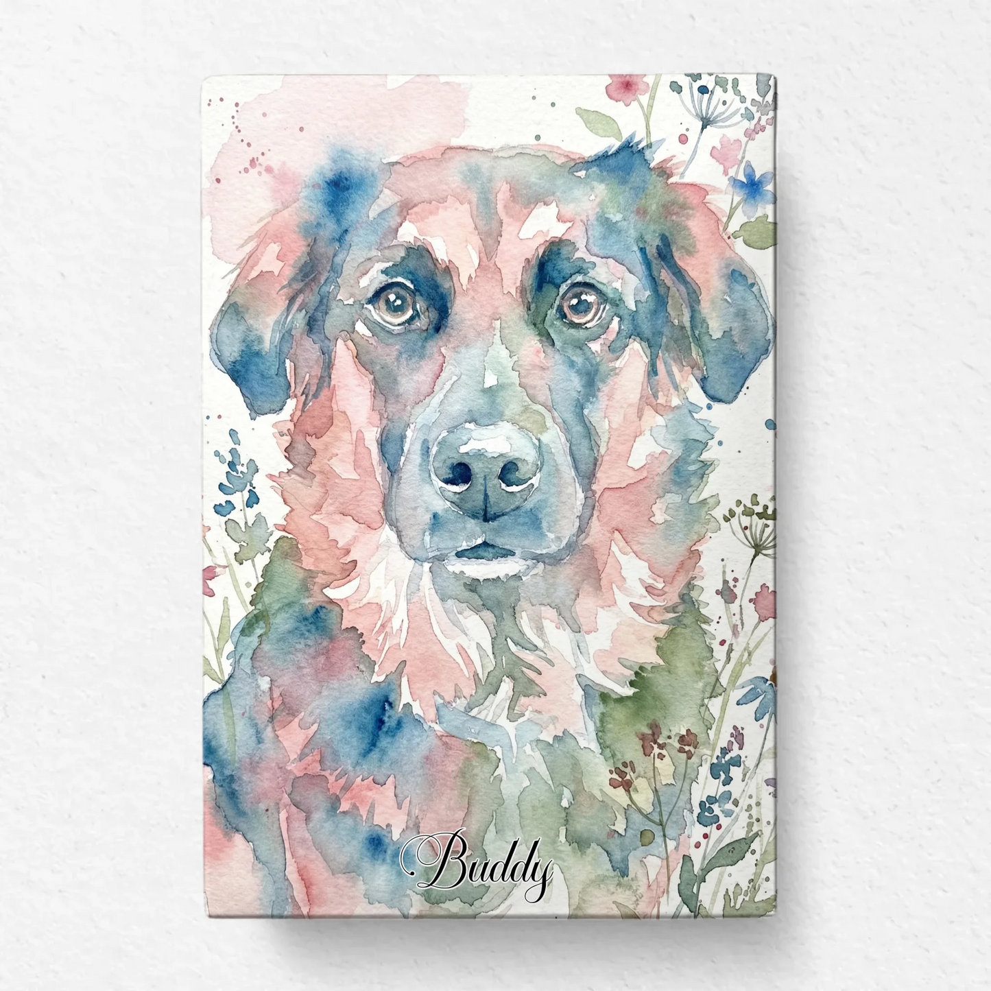 Personalisierte Leinwand - Aquarell