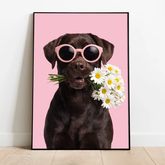 Personalisiertes Poster - Gänseblümchen