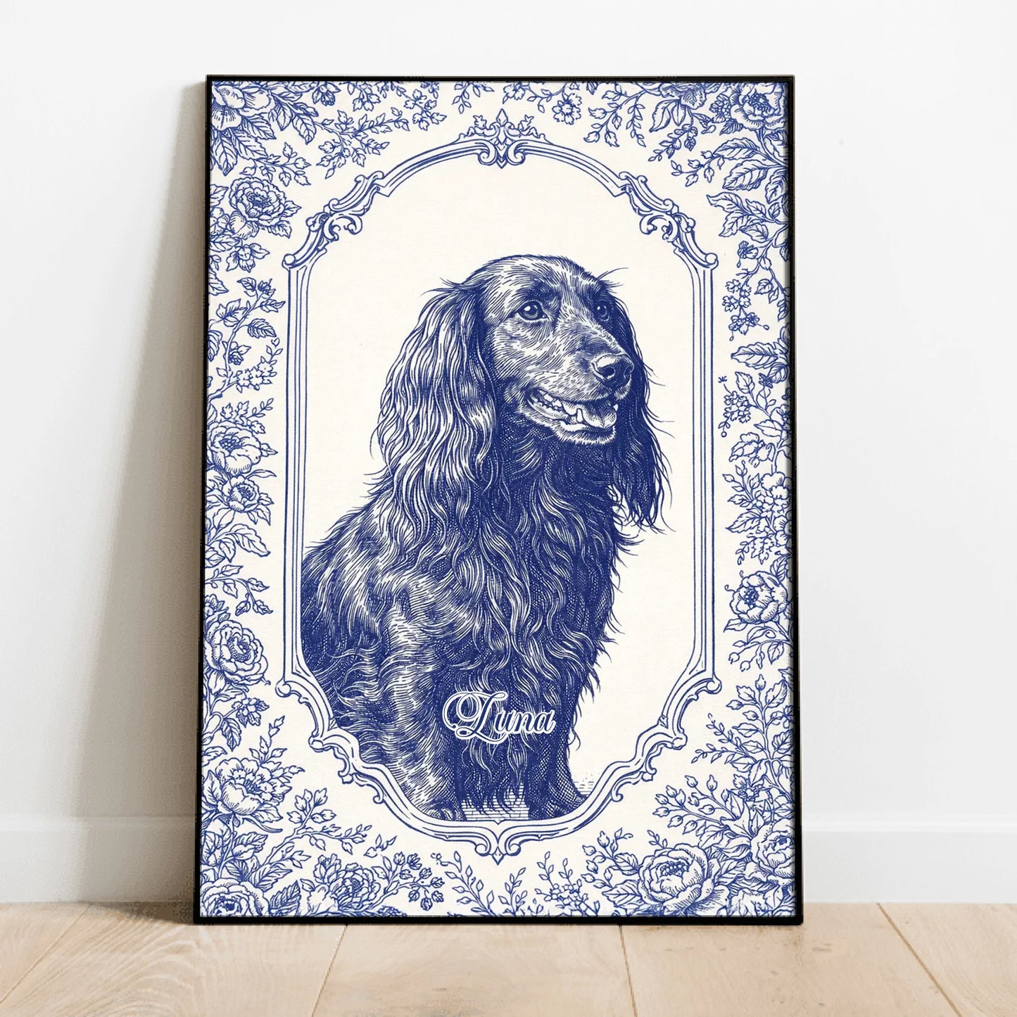 Personalisiertes Poster - Toile de Jouy
