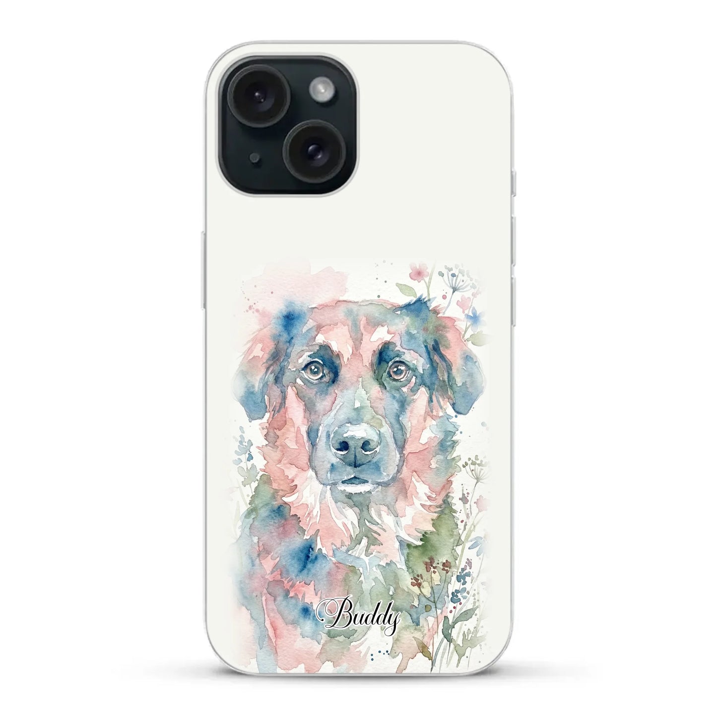 Personalisierte Handyhülle - Aquarell