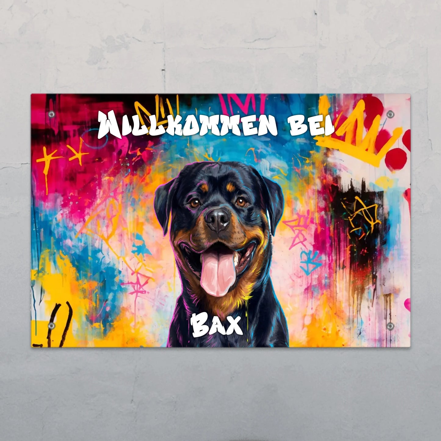 Graffiti - Personalisiertes Türschild