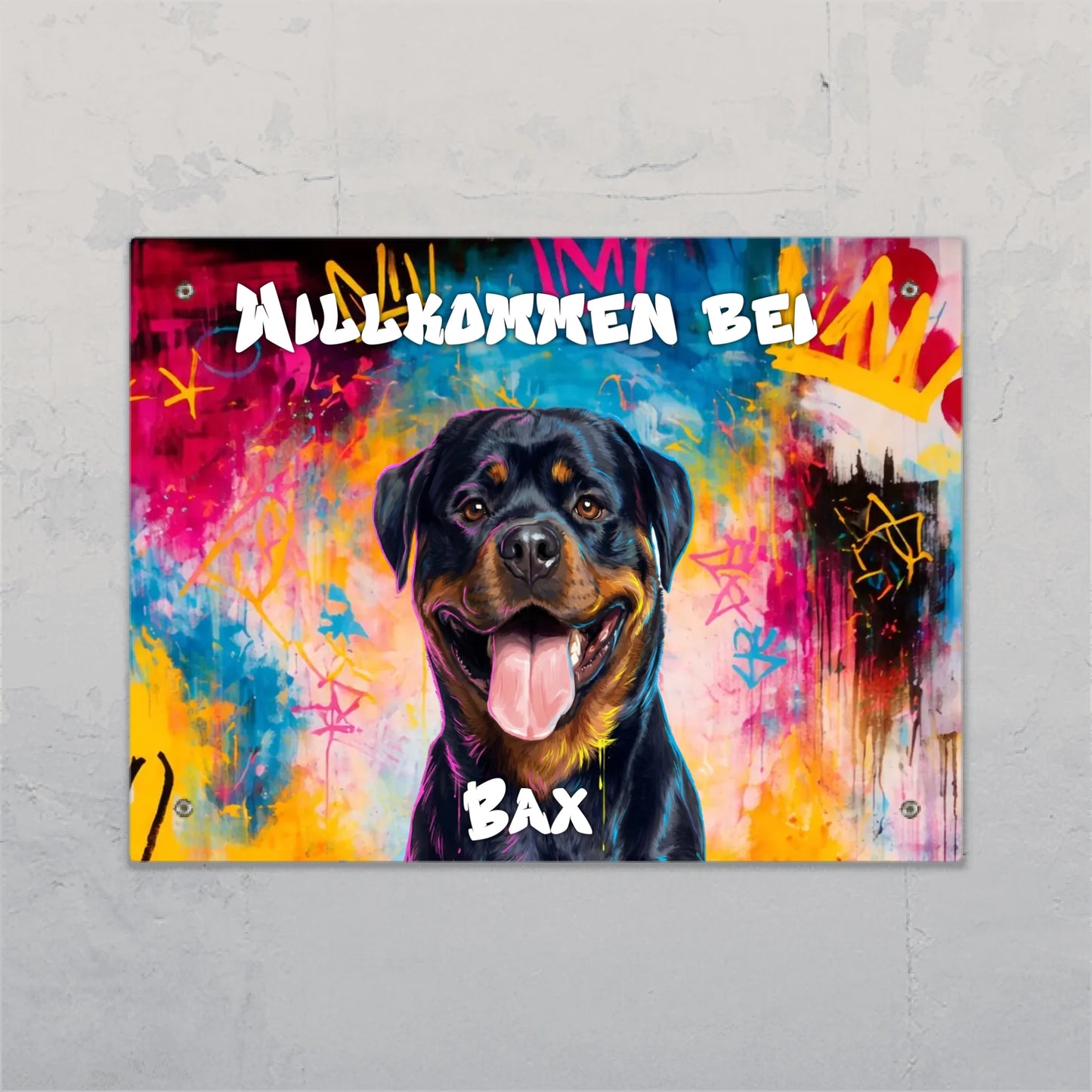Graffiti - Personalisiertes Türschild