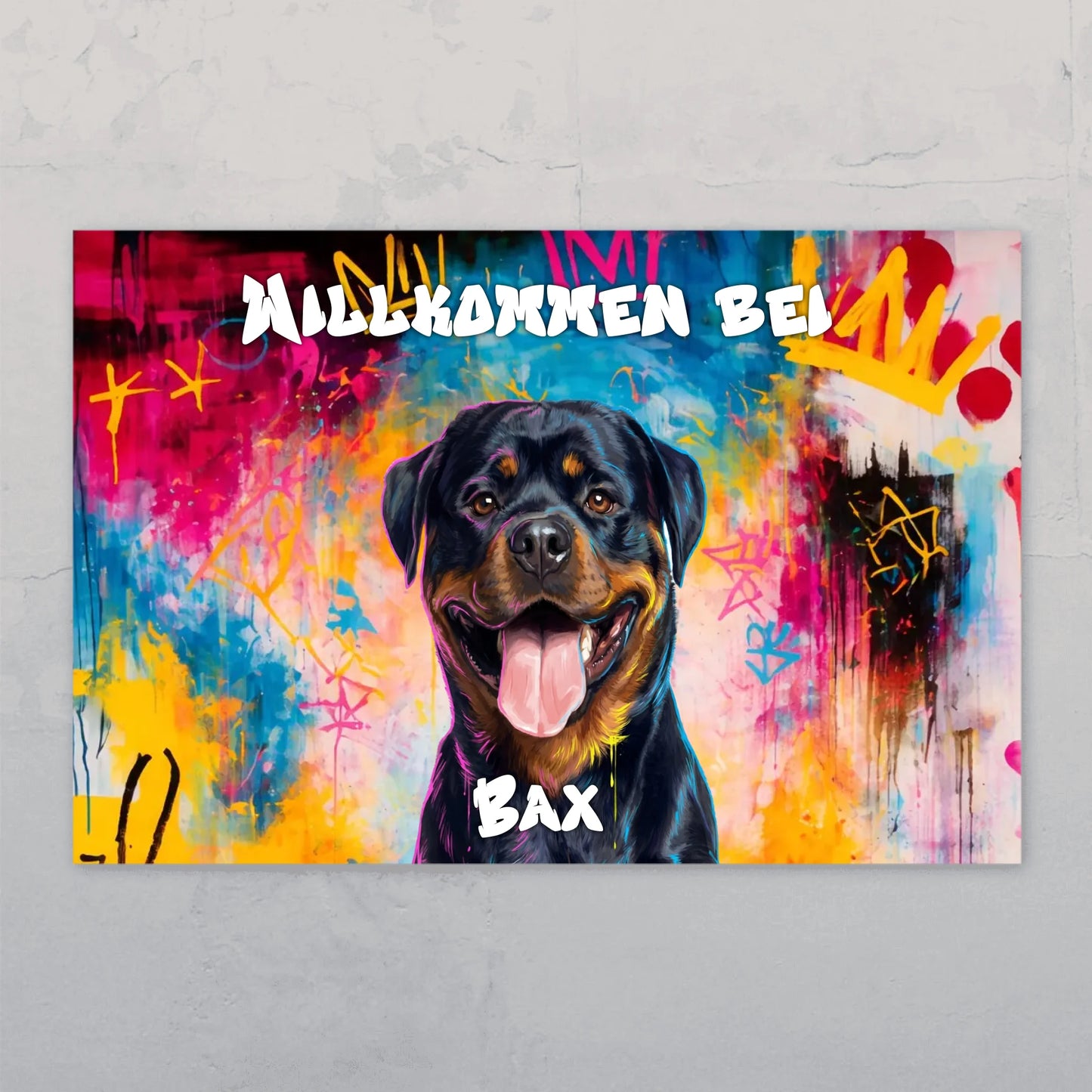 Graffiti - Personalisiertes Türschild