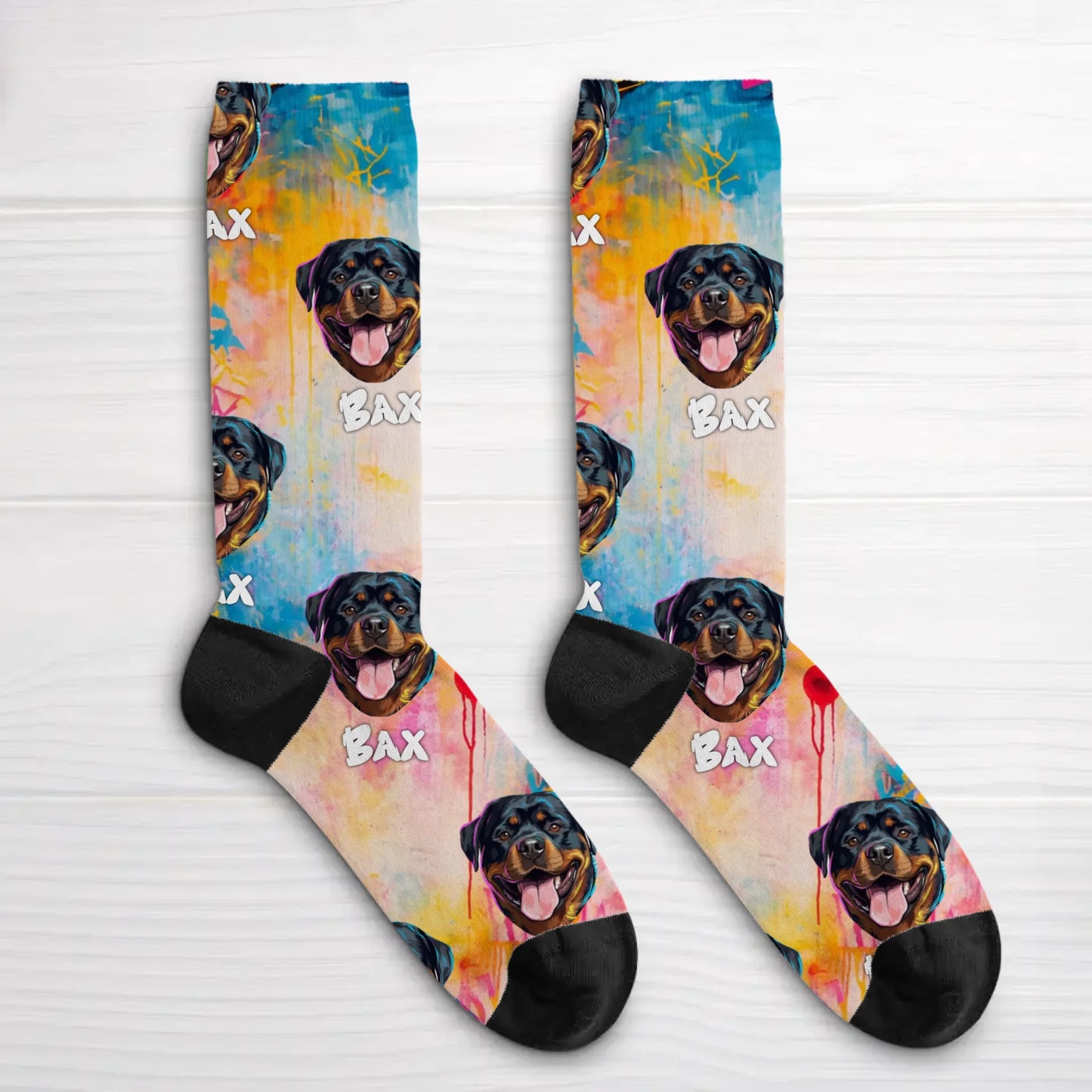Personalisierte Socken - Graffiti