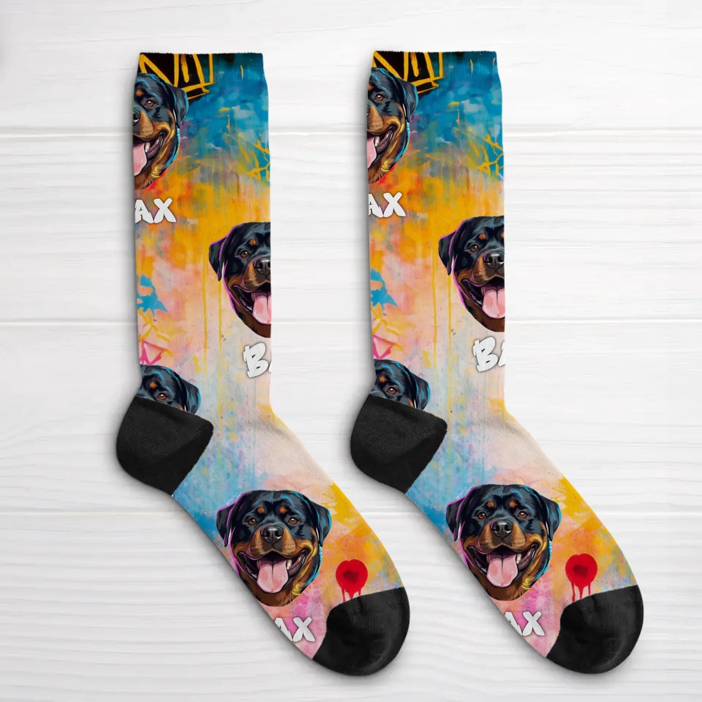 Personalisierte Socken - Graffiti