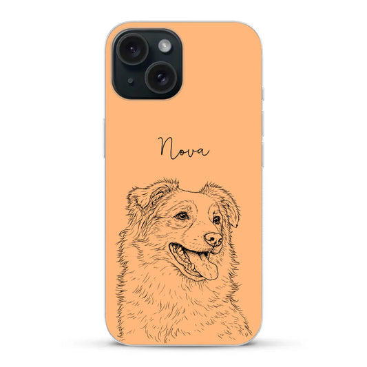 Personalisierte Handyhülle - Lineart