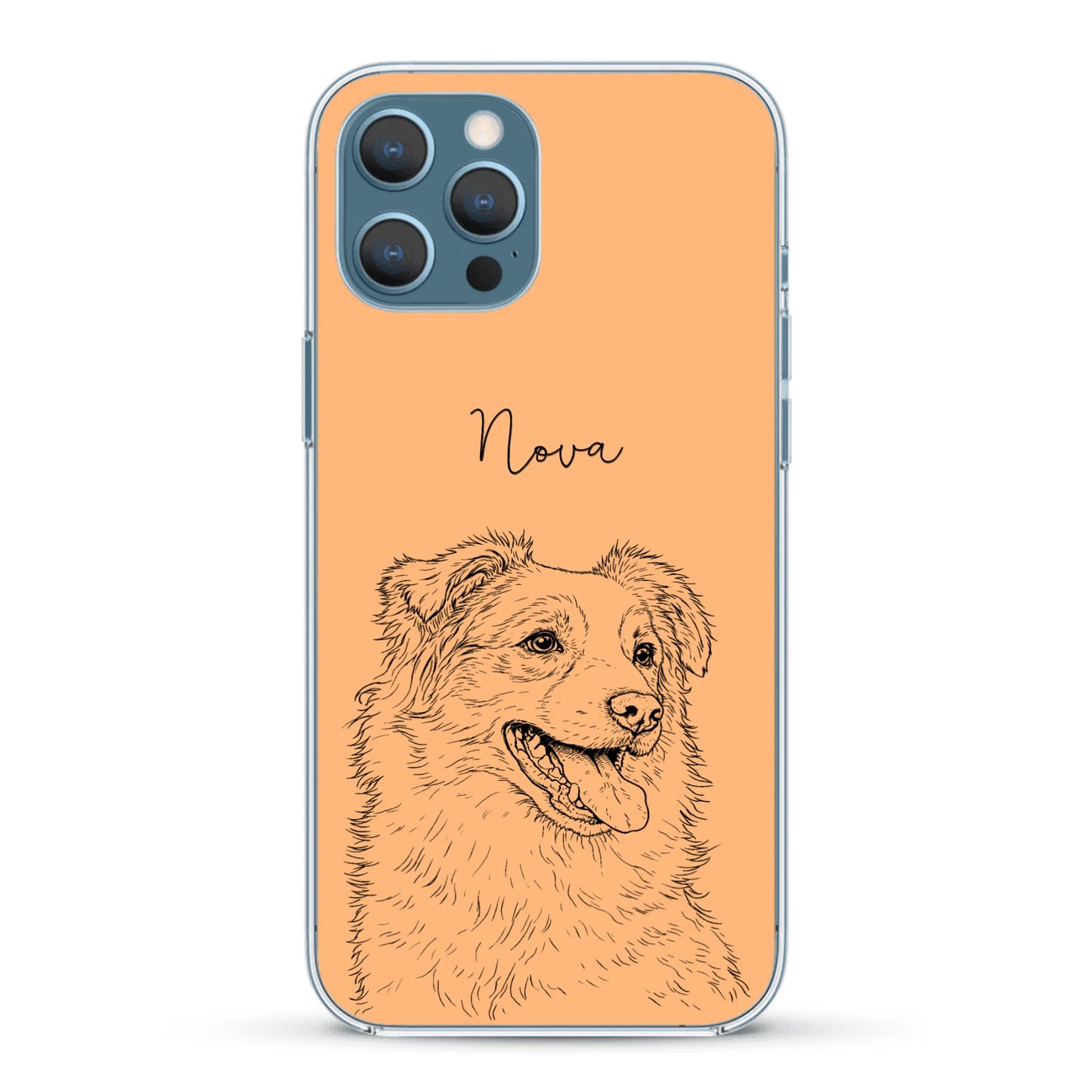 Personalisierte Handyhülle - Lineart