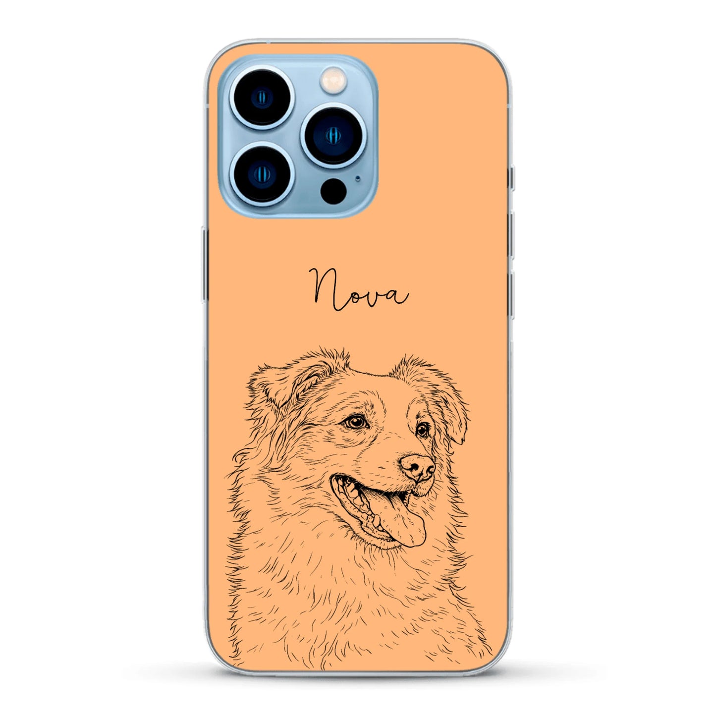 Personalisierte Handyhülle - Lineart