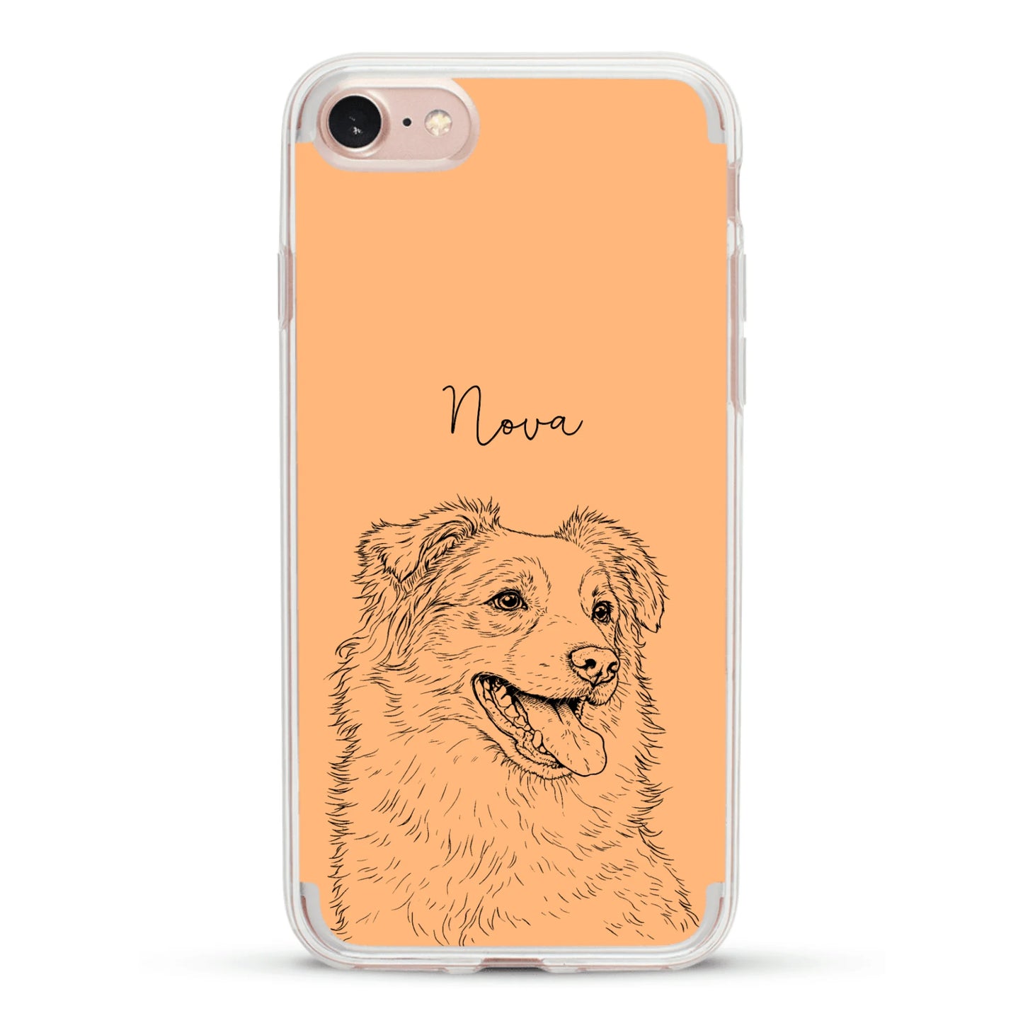 Personalisierte Handyhülle - Lineart